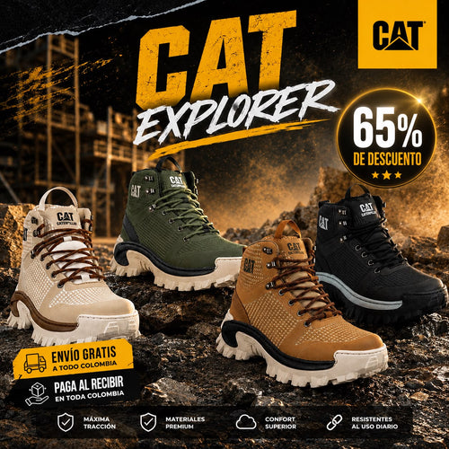 🔥 BOTA CAT EXPLORER | Máxima Resistencia y Comodidad